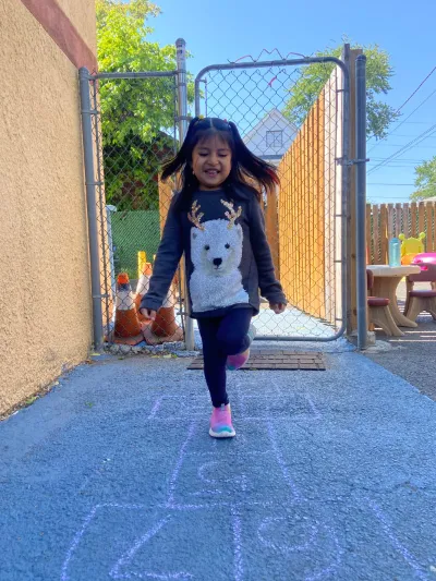 Child at Little Heaven Daycare
